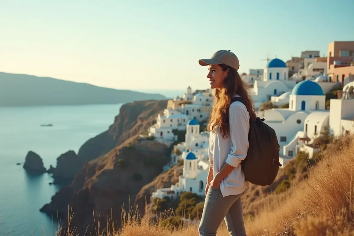 traveler discovering peaceful cycladic escape hidden in the aegean islands