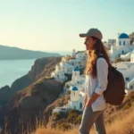 traveler discovering peaceful cycladic escape hidden in the aegean islands