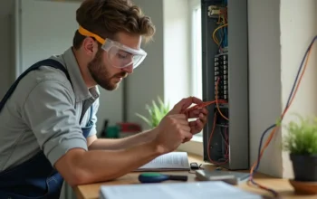 homeowner avoiding dangerous mistakes during diy electrical renovation project