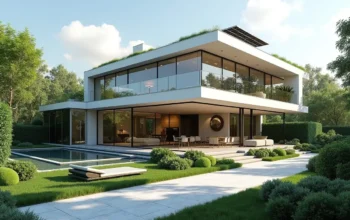 modern luxury home eco-friendly and sustainable living
