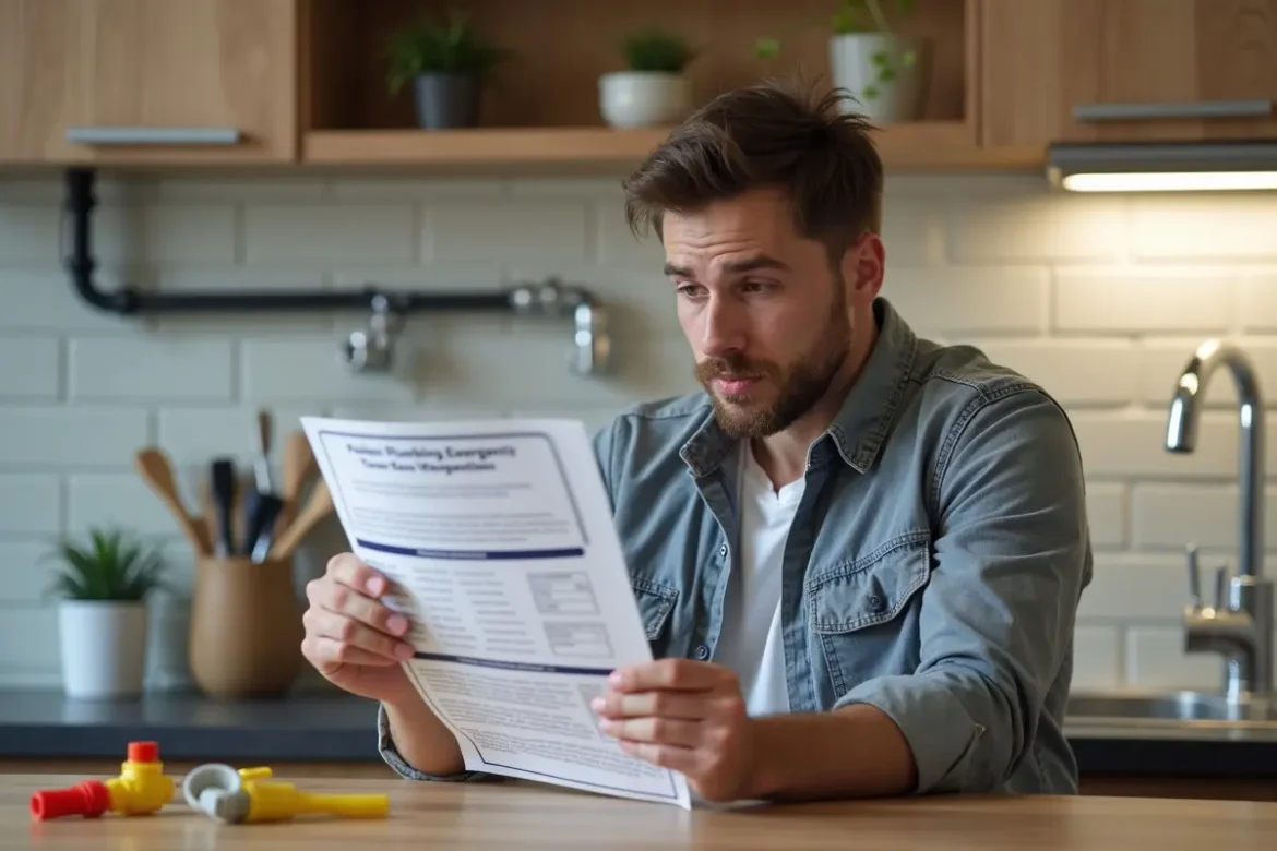 homeowner learning steps to prevent expensive plumbing emergencies