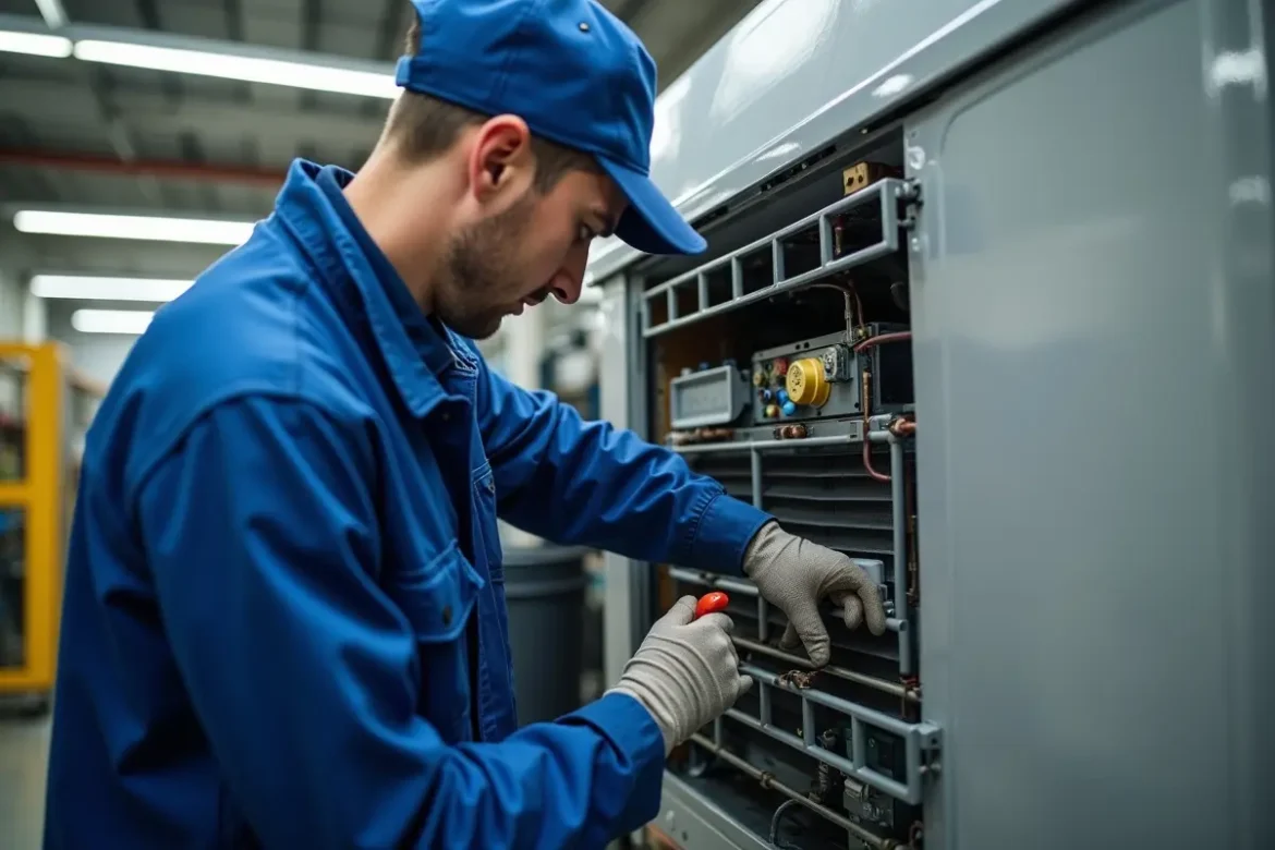 technician performing reliable ac repairs to ensure long-lasting performance