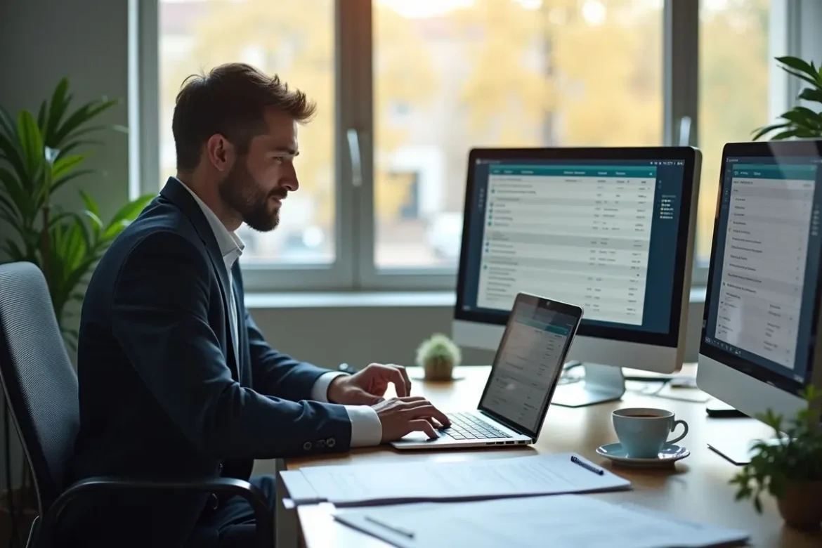 service business owner comparing software alternatives to streamline daily operations