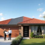 homeowner comparing colorbond and tile roofing options for brisbane homes