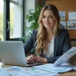 real estate agent using effective marketing tactics to stay busy year round