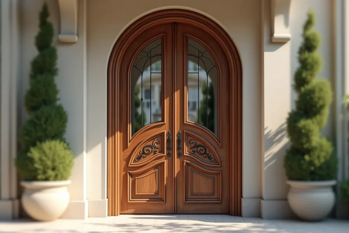 Enhancing Home Aesthetics with Arch Top Double Doors