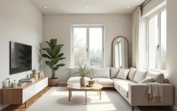 clean living spaces making small homes feel larger