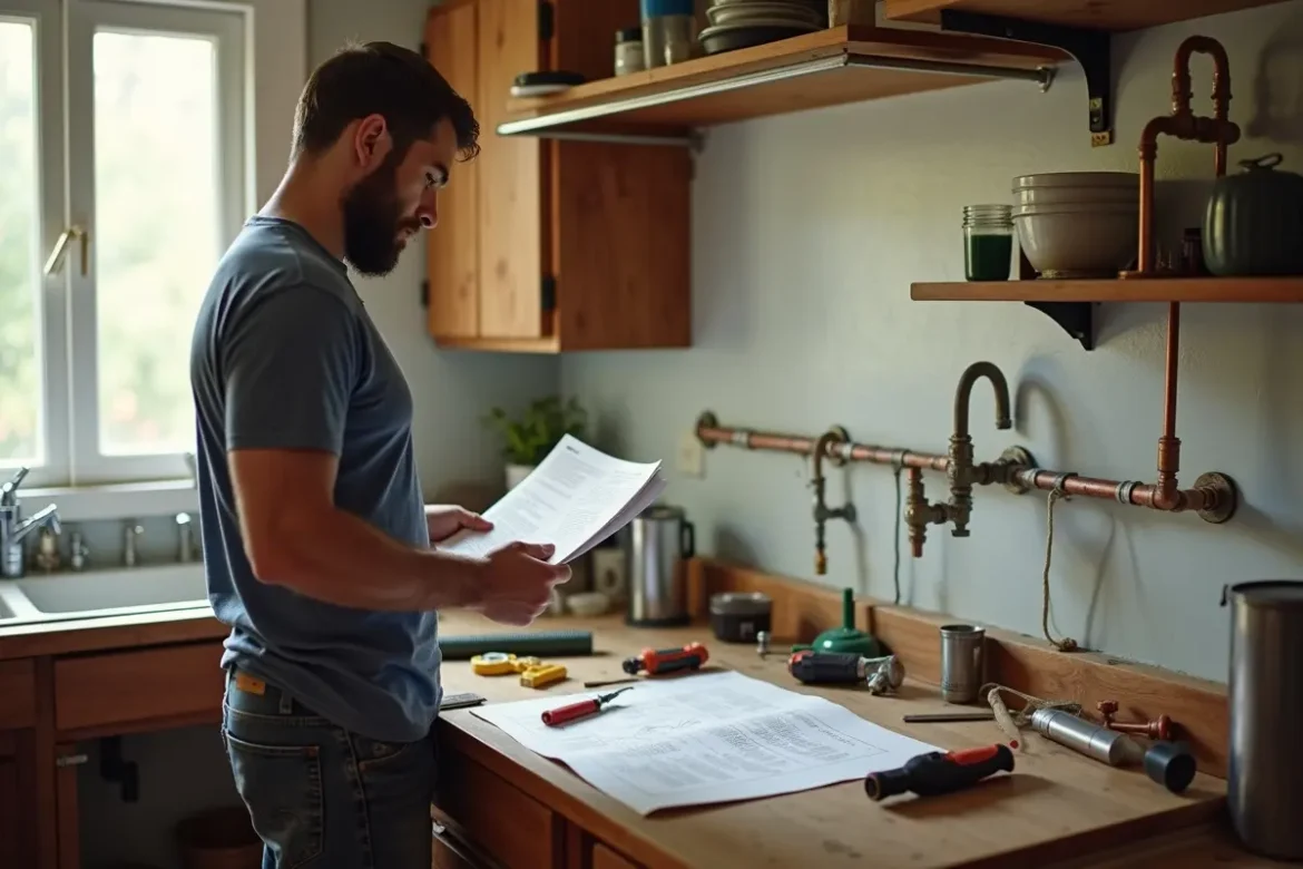 first time homeowner learning plumbing renovation lessons