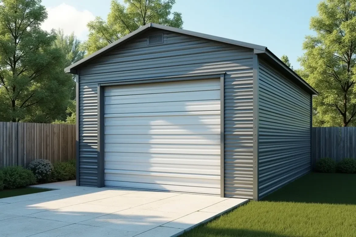 metal garages providing durable outdoor storage solutions