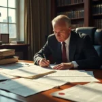 federal prosecutor reviewing military contract fraud evidence