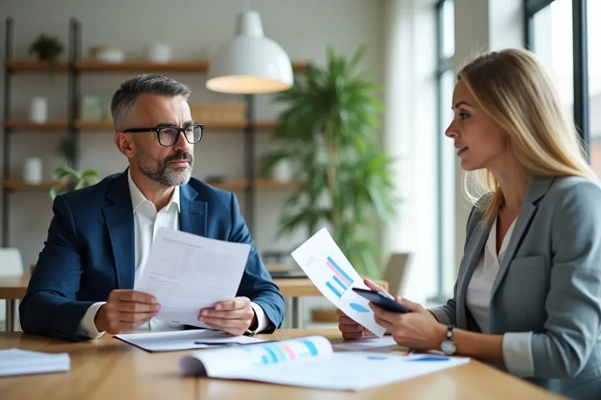 homeowner reviewing mortgage insurance costs with advisor