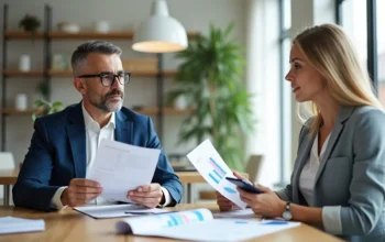 homeowner reviewing mortgage insurance costs with advisor