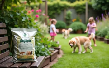 safe organic fertilizer use in garden with pets and children nearby