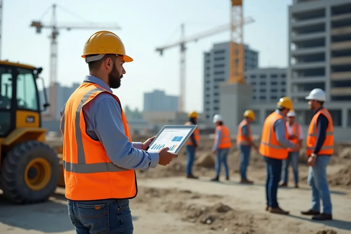 construction manager using cpm software to streamline project workflows
