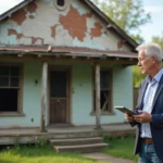 investor identifying high potential fixer upper property investment opportunities