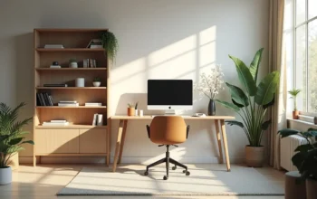 professional optimizing home office for greater focus and productivity