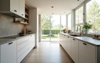 organized kitchen with smart storage reducing daily household clutter and chaos